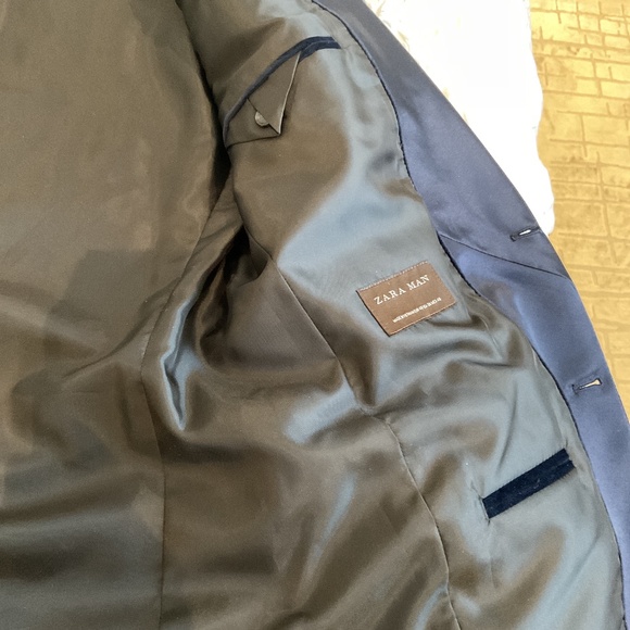 Men’s velvet sports jacket zara - Picture 5 of 5